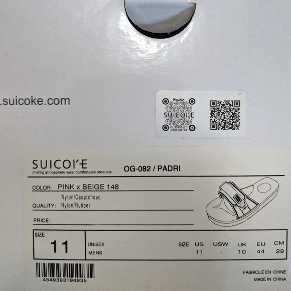 SUICOKE Pink Padri Sandals 11US - Picture 12 of 13